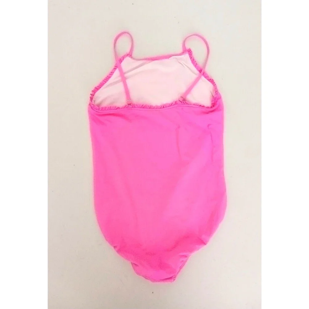 NEW Lilly Pulitzer Girls Juliet One Piece Swimsuit Pink Tropics Sz 10